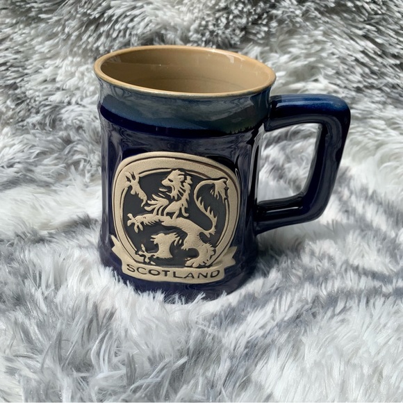 ⭐️SOLD⭐️Glen Appin Stoneware Mug 16.9 oz 500 ml | Lion Rampant - Blue NEW!! - Picture 4 of 10